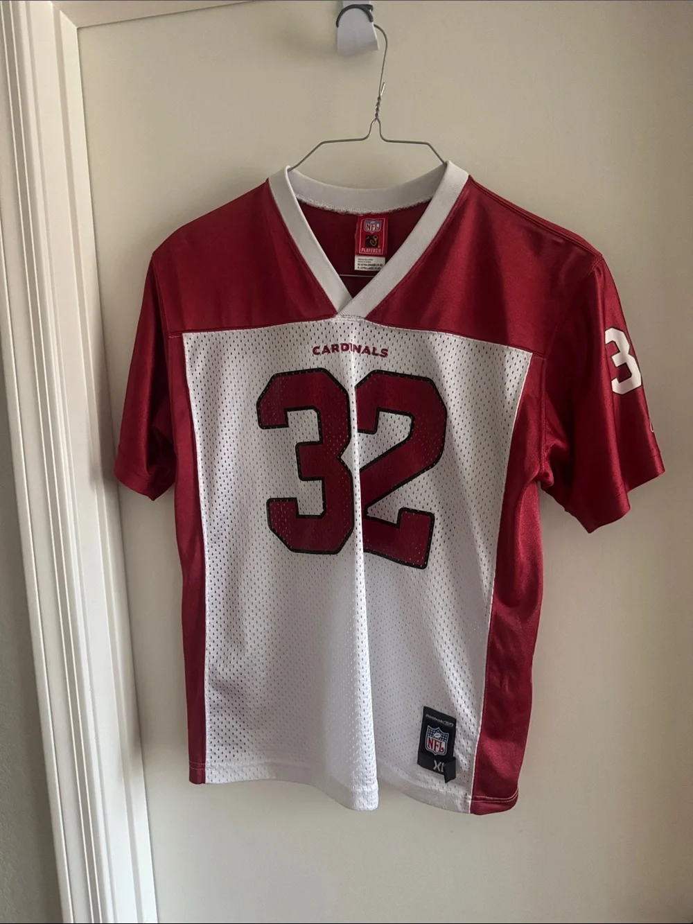 NFL Arizona Cardinals Red and White #32 Kids Jersey